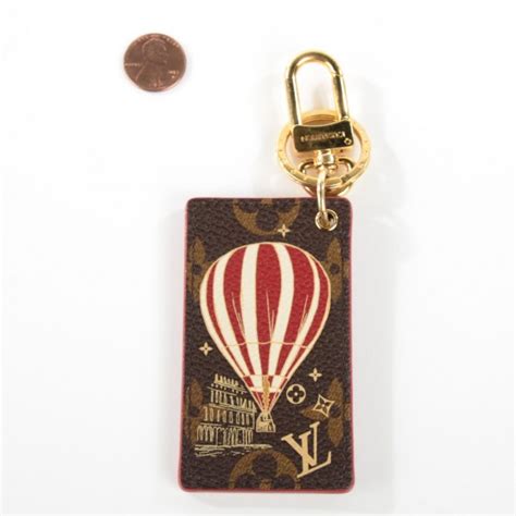 LOUIS VUITTON Monogram Illustre Air Balloon Bag Charm 